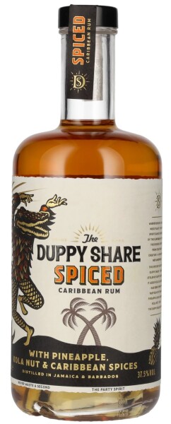 The Duppy Share Spiced Caribbean Rum 37,5% 0,7 l (holá lahev)