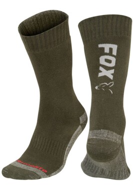 FOX Ponožky Green/Silver Thermolite Long Sock 40-43 (CFW118)