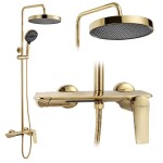 REA - Sprchový set Vision Gold REA-P9663