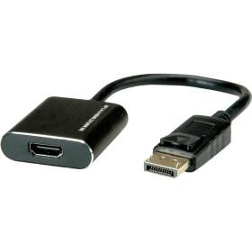 Roline DisplayPort / HDMI kabelový adaptér Konektor DisplayPort, Zásuvka HDMI-A 0.15 m černá 12.03.3164 Kabel DisplayPort