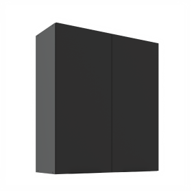Horní skříňka Aria ANT 80 G-90 2F Barva korpusu: Antracit, Barva dvířek: BL - Black AFM