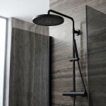 REA - Kulatá dešťová sprcha JS-021B Black REA-P0615