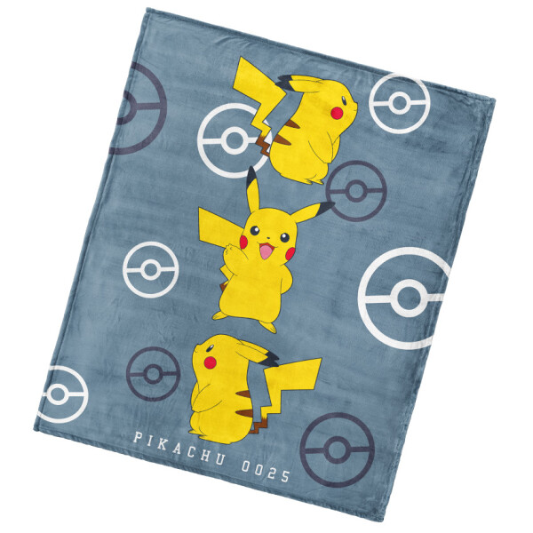 Dětská deka Pokémon Detektiv Pikachu 130x160 cm