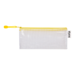 Djois obálka se zipem, DL, PVC síťovina, žlutá, 8 ks