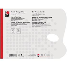 Marabu jednorázová paleta na barvy