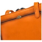 Luxusní dámská crossbody Katana Rebora, oranžová