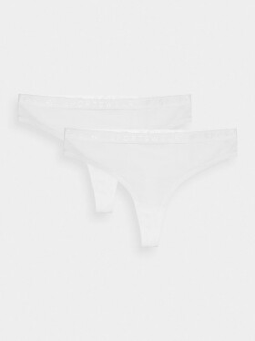 Dámské spodní prádlo kalhotky 4F (2 Pack) - bílé Velikost: XL