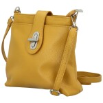 Dámská kožená crossbody kabelka Lara sweet new, žlutá