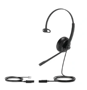 Yealink YHS34 Mono / Mono náhlavní souprava / mikrofon / QD RJ9 / pro IP telefony (YHS34Mono)