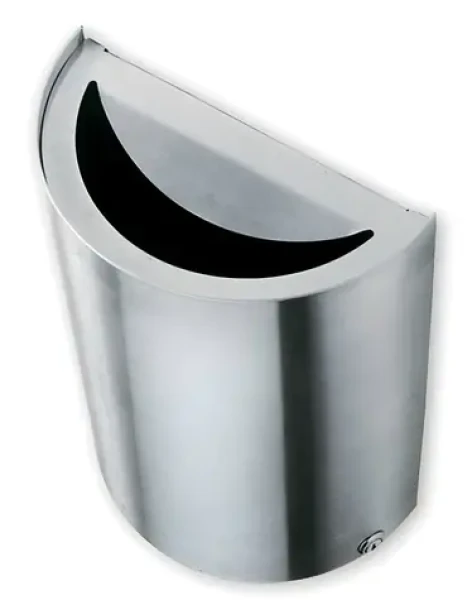Caimi Brevetti Smile 9 l / Odpadkový koš / Nástěnný / Nerez ocel / Perforované dno