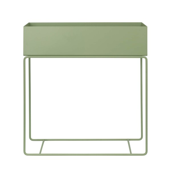Ferm Living Stojan na květiny Plant box Tea Green, zelená barva