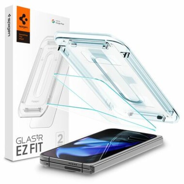 Spigen Glass tR EZ Fit ochranné sklo pro Google Pixel 9 Pro Fold 2ks (AGL07873)