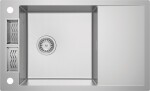 DEANTE - Magnetic steel nerezový dřez, 1-miska s odkapávačem ZRM_0113