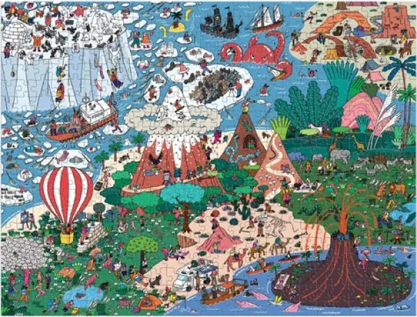 GALISON Puzzle Kde je? Podivuhodná a vzdálená místa