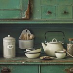 Strömshaga Nástěnný obal na květináč Olle White Large, bílá barva, kov