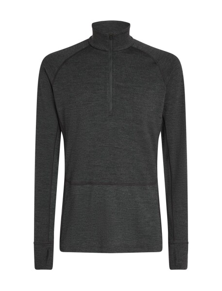 ICEBREAKER Mens 260 ZoneKnit LS Half Zip, Jet Heather velikost: S