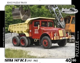 RETRO-AUTA Puzzle TRUCK č.24 Tatra 147 DC 5 (1957-1961)