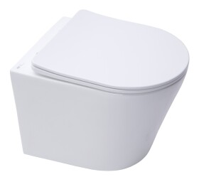 Wc závěsné SAT Infinitio včetně prkénka softclose, zadní odpad SATINF010RREXP SATINF010RREXP