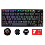 ASUS klávesnice ROG AZOTH, mechanická, Bluetooth, US, černá EDF_1887000