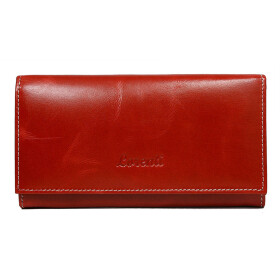 Dámská stylová kožená peněženka Oxana, červená
