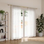 Zlatá roztažitelná garnýž 107-305 cm Umbra FLUTE