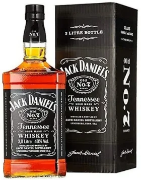 JACK DANIELS Whisky Old No.7 / Tennessee whiskey / 40 % obj. / 3 l (0082184083598)