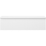 MEXEN/S - Rivel koupelnová skříňka pod umyvadlo 90 cm s deskou, 1 šuplík, reliéf , bílá mat 91A20-09023-1-BFC01