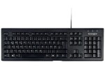 Kensington ValueKeyboard černá / Klávesnice / USB / DE layout / kabel 1.5m (1500109DE)