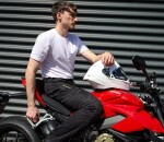 Kalhoty na moto Trilobite Parado doublelayer Aaa regular fit men jeans black level 2 (Prodloužené) - 34 / modrá