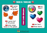 Fun Card English: There Is There Are