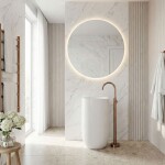 REA - Volně stojící baterie LUNGO Brush Copper REA-B4303