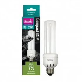 Arcadia D3 Compact Reptile Lamp 23W 7.0 UVB (FP-RFD3C23X)