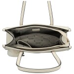 Trendy dámská kabelka na rameno Delami Sabin, světle krémová