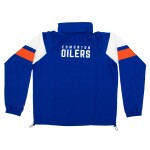 New Era Pánská bunda Edmonton Oilers NBA Quarter Zip Windbreaker Velikost: S