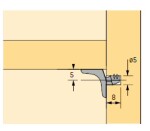 Hettich policová podpěra Sekura 2 (106512)