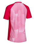 Dámské volné triko/dres ROXY, růžová/bílá (materiál MicroCool volný střih, velikost 2XL)