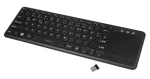 LogiLink Bezdrátová klávesnice s touchpadem černá / Bezdrátová klávesnice / 2,4 GHz / USB nano přijímač (ID0188)