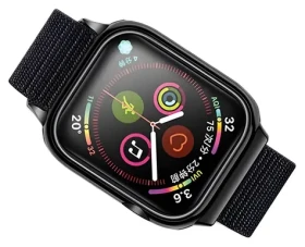 USAMS US-ZB073 černá / Řemínek / Nylonový / Pro Apple Watch 4/5/6/7/SE/SE3 40/41 mm (ZB73IW1)