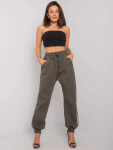 Dámské tepláky 7237.81 tmavá khaki - FPrice khaki L/XL