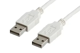 OEM USB 2.0 A-A bílý / Kabel / propojovací / 1,8 m (11.99.8919)