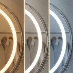 REA - Zrcadlo LED MAKE-UP L.Gold 40 cm HOM-01809