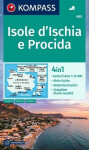 Isole d´ Ischia e Procida 1:15 000 / turistická mapa KOMPASS 680