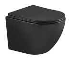 GEBERIT - Kombifix Set předstěnové instalace, klozetu Oudee a sedátka softclose, tlačítko Sigma01, černá SANI15CA5504