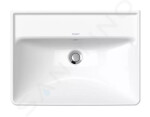 DURAVIT - D-Neo Umyvadlo 600x440 mm, bez otvoru pro baterii, bílá 2366600060