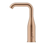 GROHE - Essence E Infračervená elektronická umyvadlová baterie se směšovacím zařízením a nastavitelným omezovačem teploty, kartáčovaný Warm Sunset 36445DL0