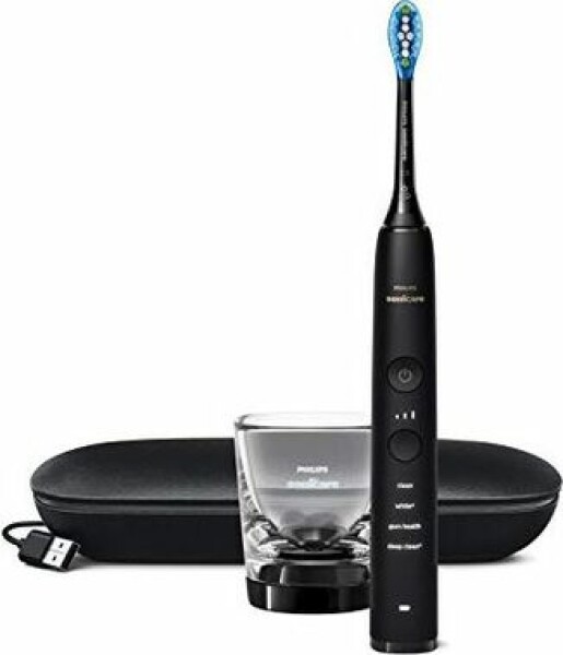 Philips DiamondClean 9000 HX9911-09 černá / sonický zubní kartáček / 4 režimy / 3 stupně / 1x hlavice / pouzdro (HX9911/09)