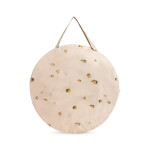 Konges Sløjd Plážový stan pro děti Pop up Small Lemon, žlutá barva, krémová barva, plast