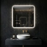 REA - Zrcadlo LED 70x70cm TOP-2 HOM-01521