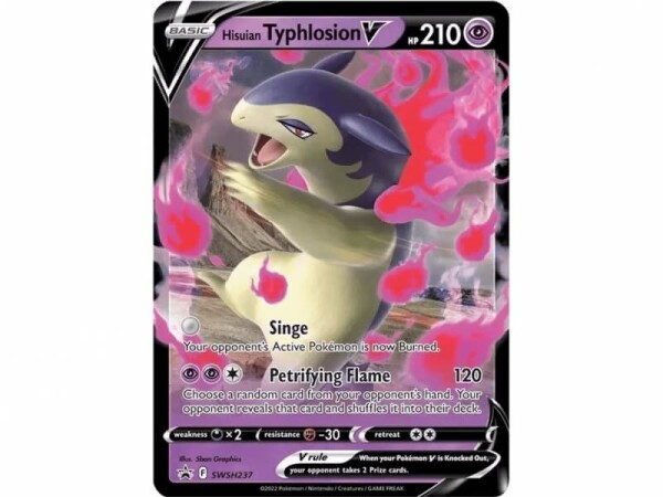 Pokémon karta Hisuian Typhlosion V