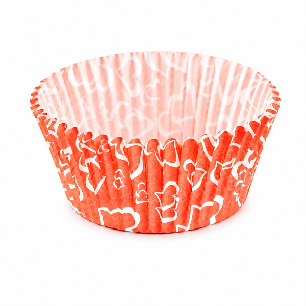 Cake star papírové košíčky na muffiny a cupcakes barevné 50x30 mm 100ks-vzor 17